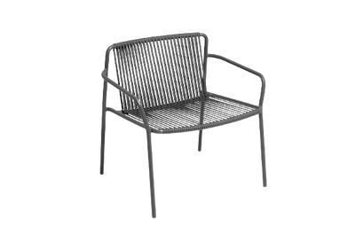 Pedrali Tribeca lounge tuoli, tummanharmaa